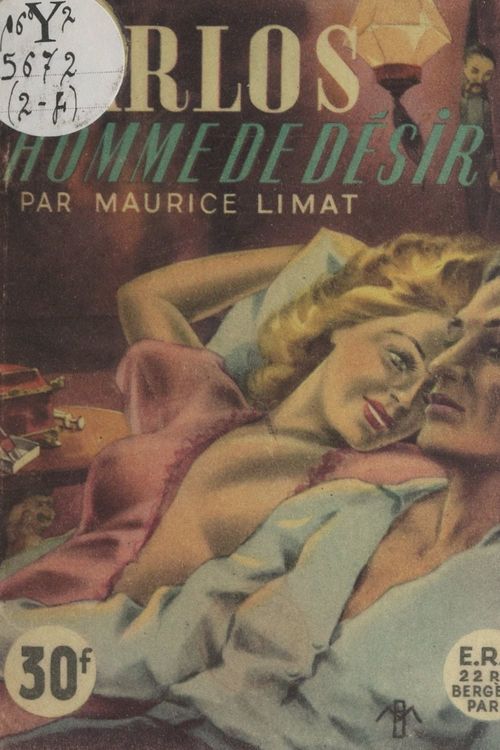 Couverture ebook de Carlos, homme de désir, de Maurice Limat