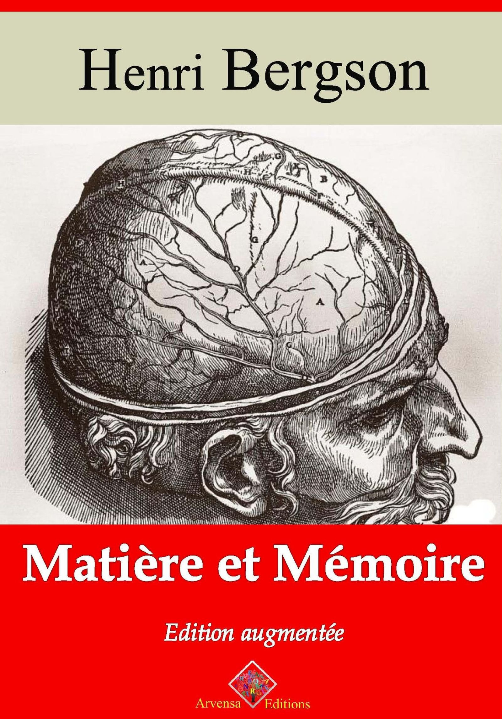 Couverture ebook de Matière et mémoire - suivi d'annexes, de Henri Bergson