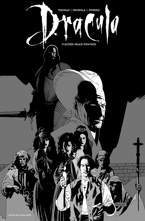 Couverture ebook de Dracula édition N&B, de Roy Thomas, Mike Mignola