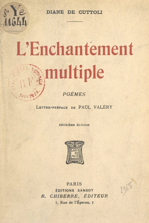 Couverture ebook de L'enchantement multiple, de Diane De Cuttoli