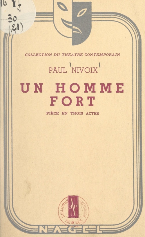 Couverture ebook de Un homme fort, de Paul Nivoix