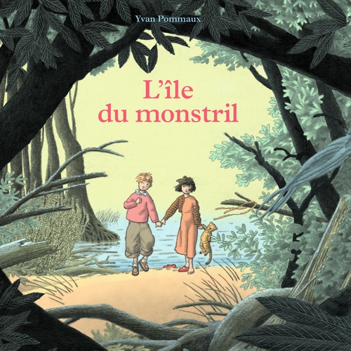 audiobook cover of L'île du monstril, by Yvan Pommaux