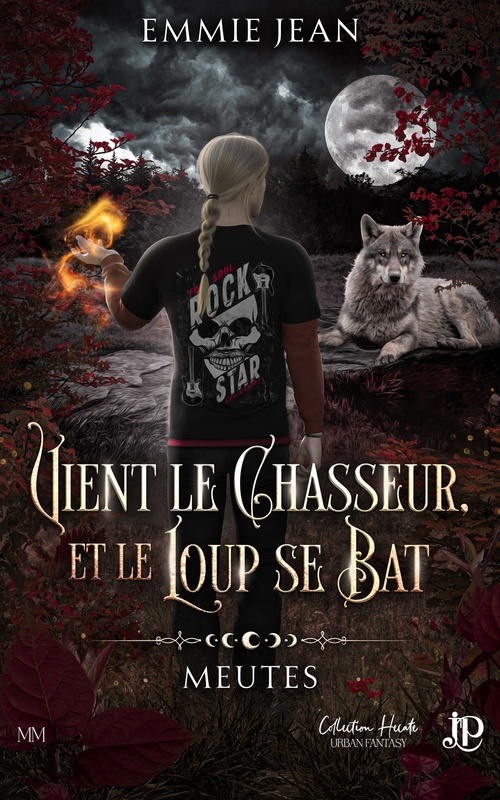 Couverture ebook de Vient le chasseur et le loup se bat, de Emmie Jean