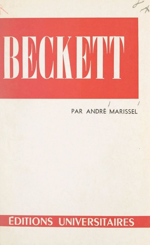 ebook cover of Samuel Beckett, by Andre Marissel