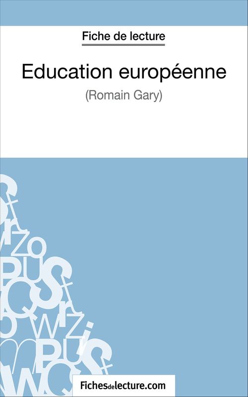 ebook cover of Éducation européenne de Romain Gary (Fiche de lecture), by Hubert Viteux