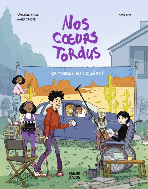 Couverture ebook de Nos Coeurs tordus, de Séverine Vidal, Manu Causse