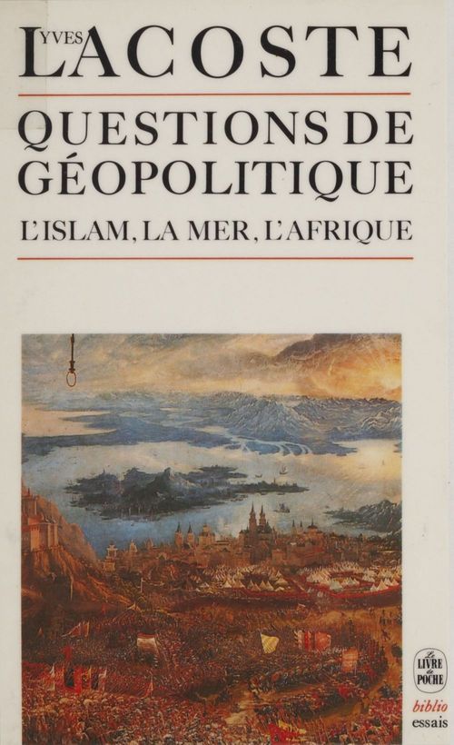 Couverture ebook de Questions de géopolitique, de Lacoste-Y
