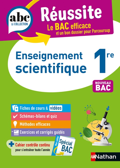 ebook cover of ABC Réussite-Ensegnement Scientifique 1re, by Christian Camara, Claudine Gaston, Karine Marteau-Bazouni