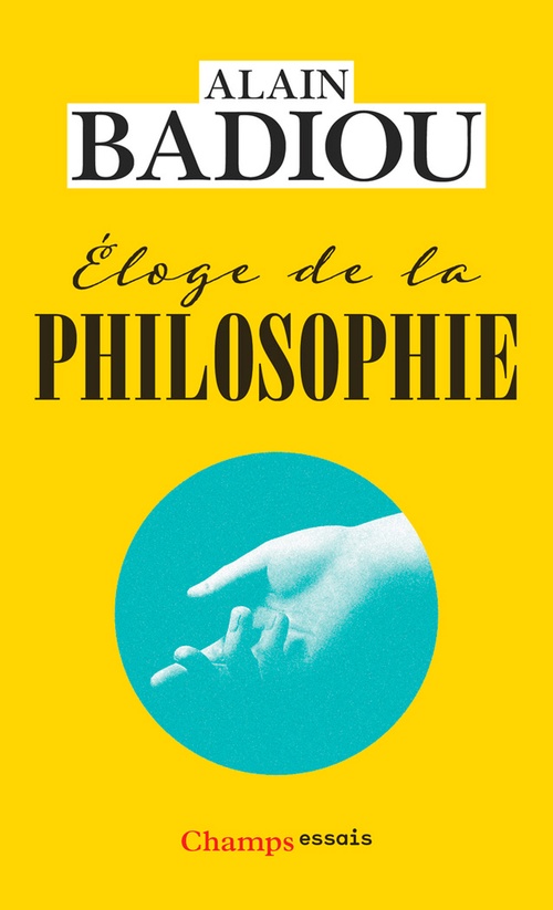 ebook cover of Éloge de la philosophie, by Alain Badiou