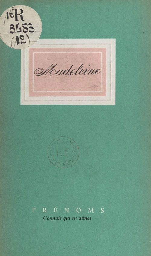 ebook cover of Madeleine, by Michel Perrin, Thomas D'Annebaunt