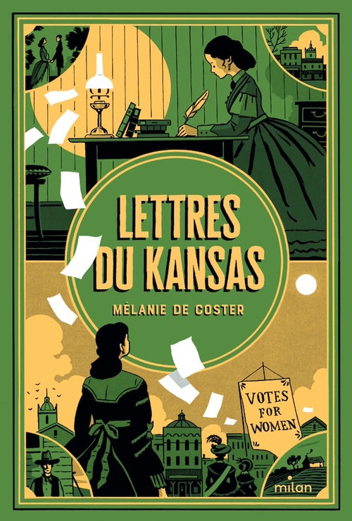 Couverture ebook de Lettres du Kansas, de Mélanie De Coster