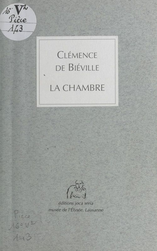 Couverture ebook de La chambre, de Clemence De Bieville