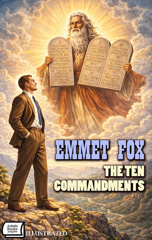 ebook cover of The Ten Commandments. Illustrated, by Emmet Fox