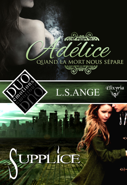 Couverture ebook de DUO émotions L.S.Ange - Adélice & Supplice, de L.s.ange