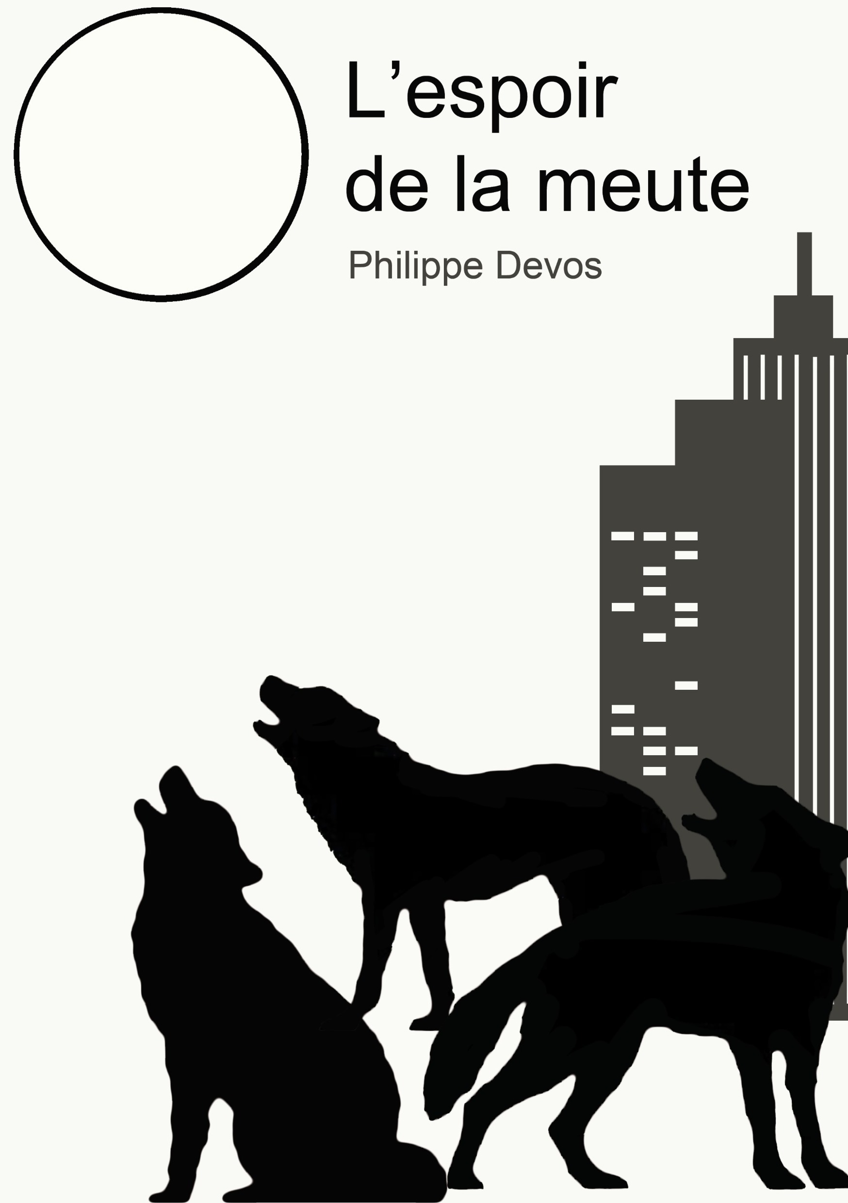 Couverture ebook de L'espoir de la meute, de Philippe Devos