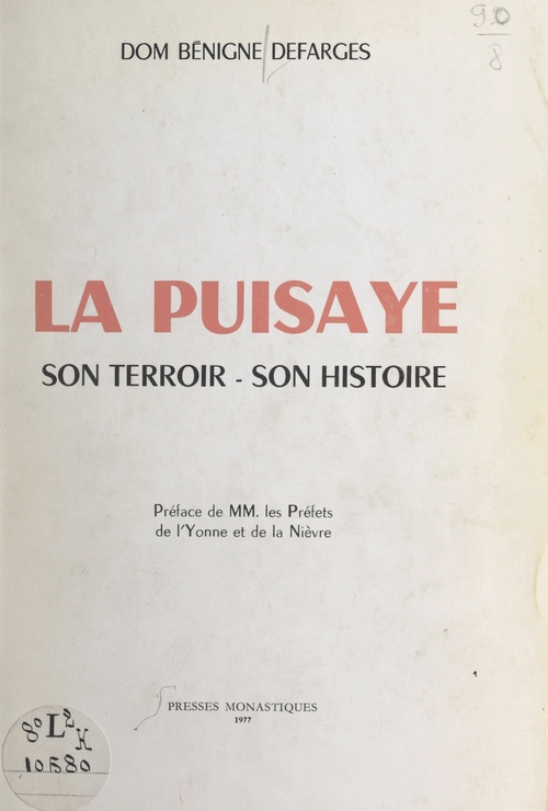 ebook cover of La Puisaye, by Benigne Defarges