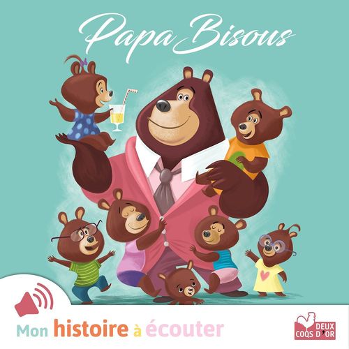 Couverture audiobook de Papa bisous, de Karine-Marie Amiot
