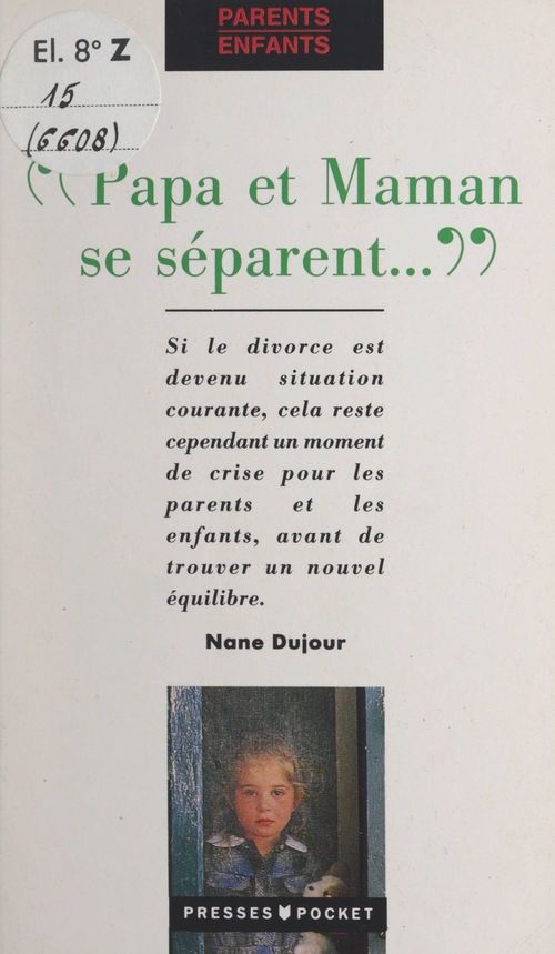 ebook cover of Papa et Maman se séparent..., by Nane Dujour