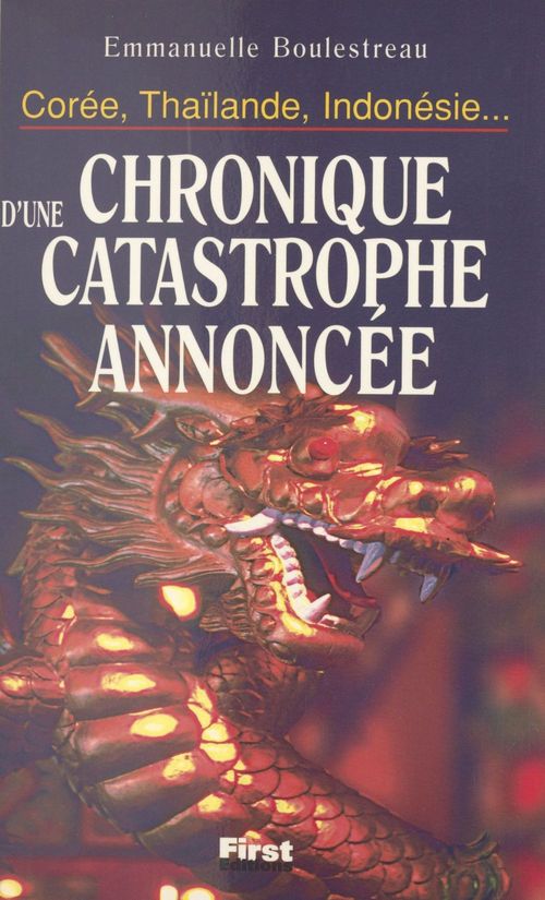 Couverture ebook de Chronique d'une catastrophe annoncée, de Emmanuelle Boulestreau