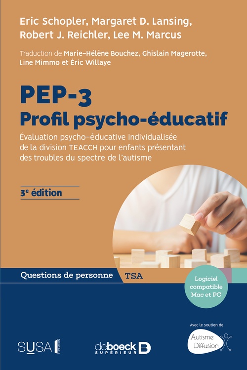 ebook cover of PEP-3 : Profil psycho-éducatif, by Eric Schopler, Margaret D Lansing, Robert J Reichler, Lee M Marcus, Margaret D. Lansing, Lee M. Marcus, Robert J. Reichl