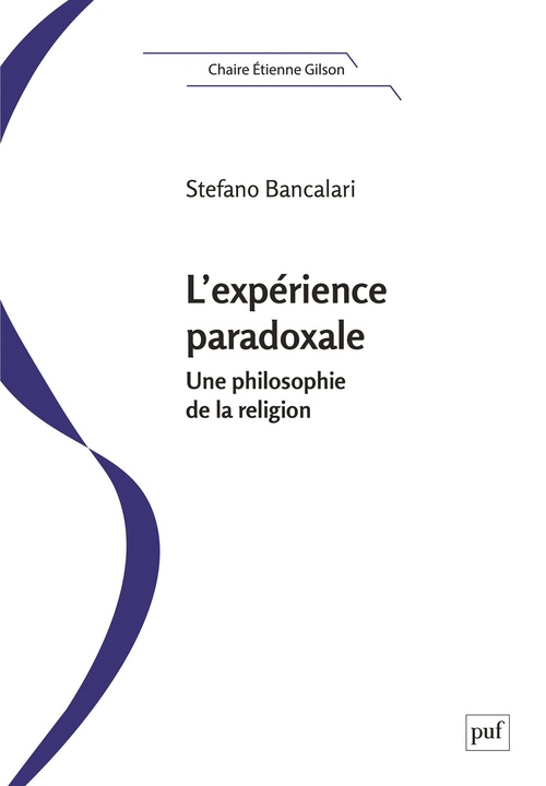 Couverture ebook de L'expérience paradoxale : Une philosophie de la religion, de Stefano Bancalari