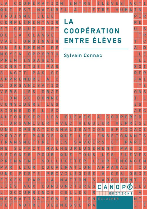 ebook cover of La coopération entre élèves, by Sylvain Connac