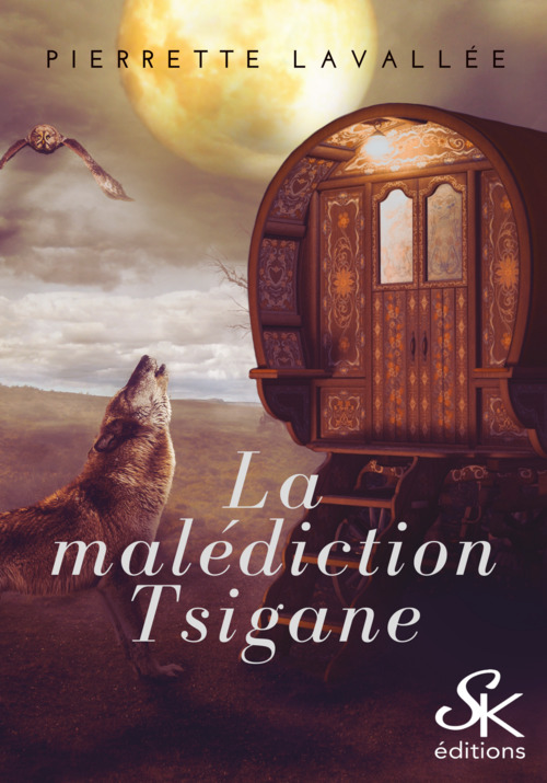 Couverture ebook de La malédiction Tsigane, de Pierrette Lavallée