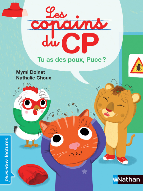 ebook cover of Les Copains du CP - Tu as des poux, Puce !, by Nathalie Choux, Mymi Doinet