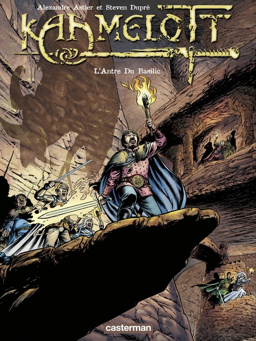 Couverture ebook de Kaamelott (Tome 8) - L'Antre du Basilic, de Alexandre Astier, Steven Dupré