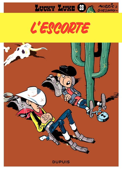 ebook cover of Lucky Luke - Tome 28 - L'escorte, by René Goscinny, Morris