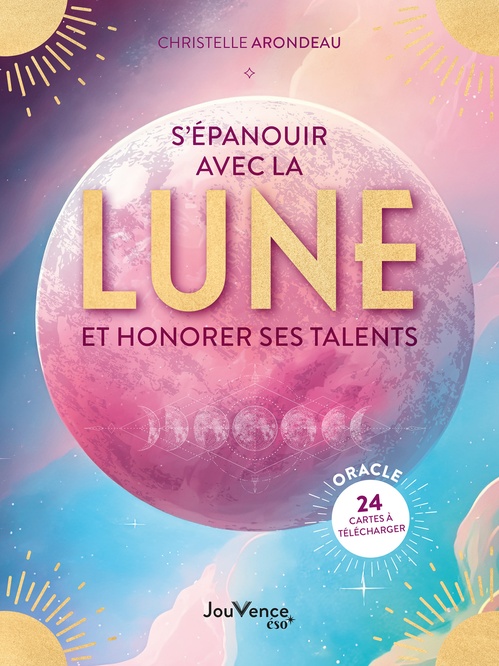 ebook cover of S'épanouir avec la lune, by Christelle Arondeau