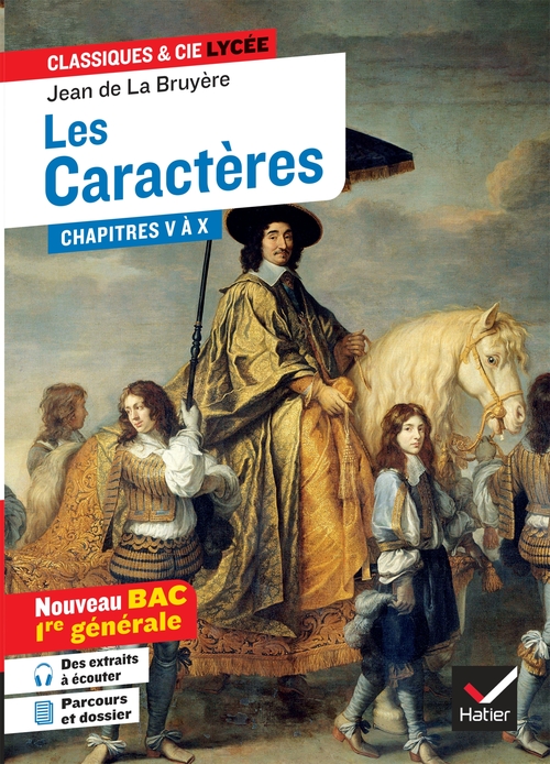 Couverture ebook de Les Caractères, Livres 5 à 10, de La Bruyère