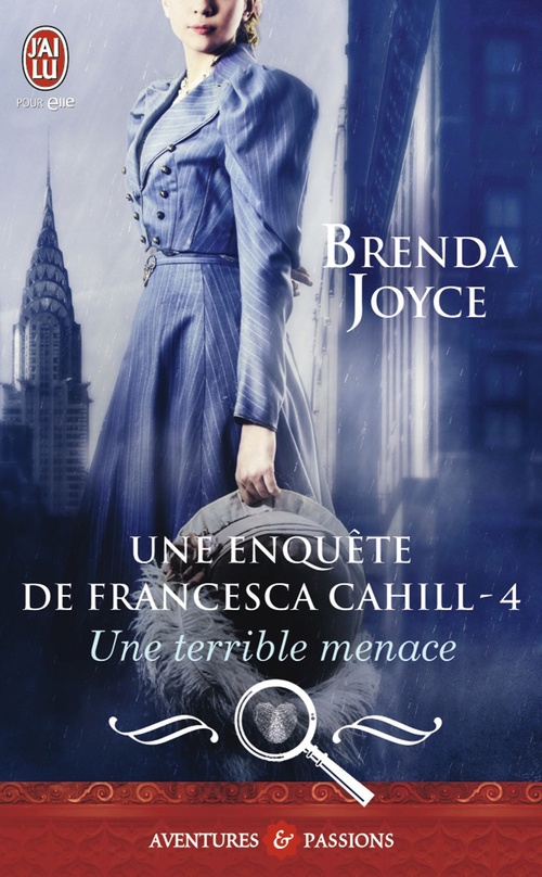 Couverture ebook de Une enquête de Francesca Cahill (Tome 4) - Une terrible menace, de Brenda Joyce