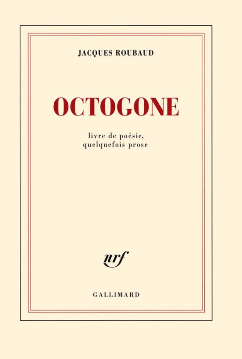 Couverture ebook de Octogone, de Jacques Roubaud