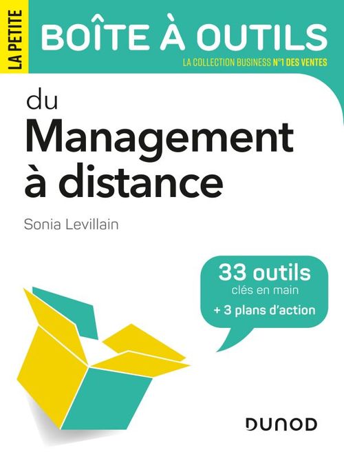 Couverture ebook de La petite boîte à outils du management à distance, de Sonia Levillain