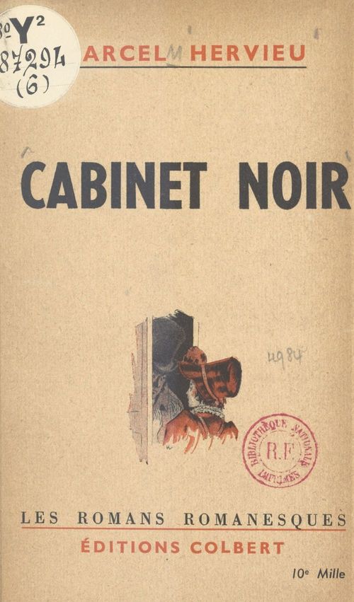 Couverture ebook de Cabinet noir, de Marcel Hervieu