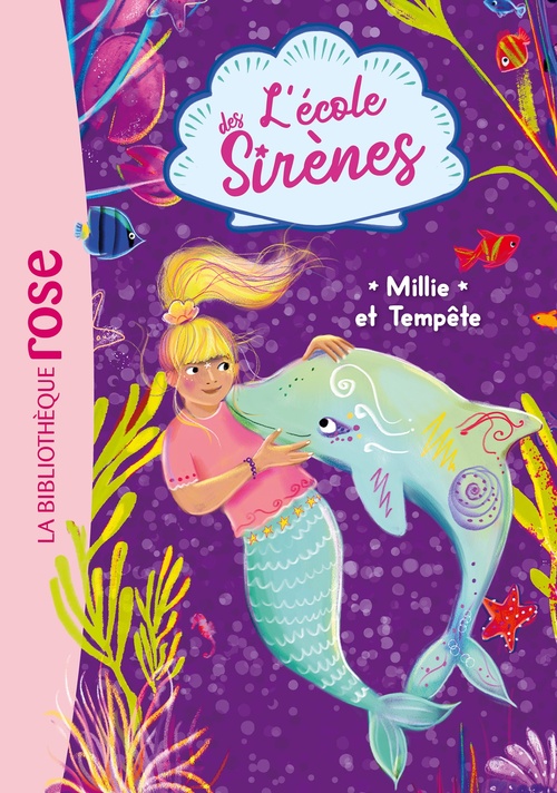 Couverture ebook de L'école des Sirènes 05 - Millie et Tempête, de Linda Chapman, Julie Sykes