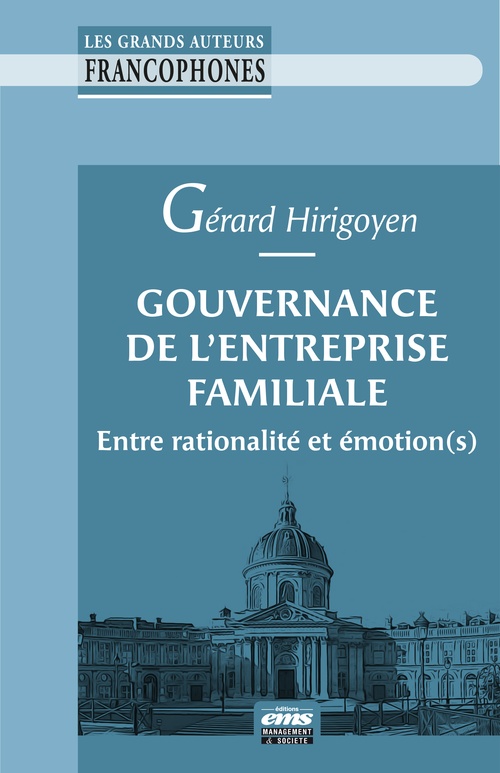 Couverture ebook de Gouvernance de l'entreprise familiale, de Gérard Hirigoyen