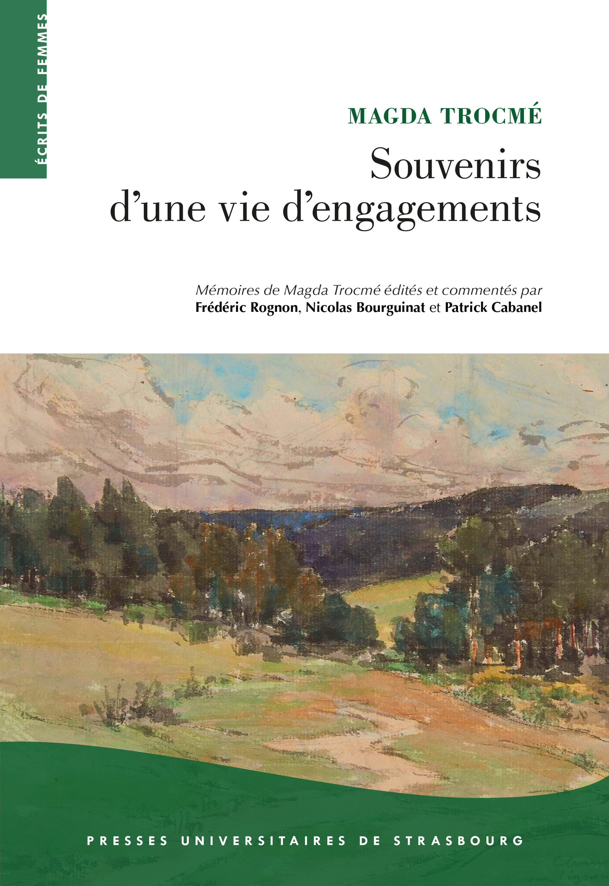 ebook cover of Souvenirs d´une vie d'engagements, by Magda Trocmé