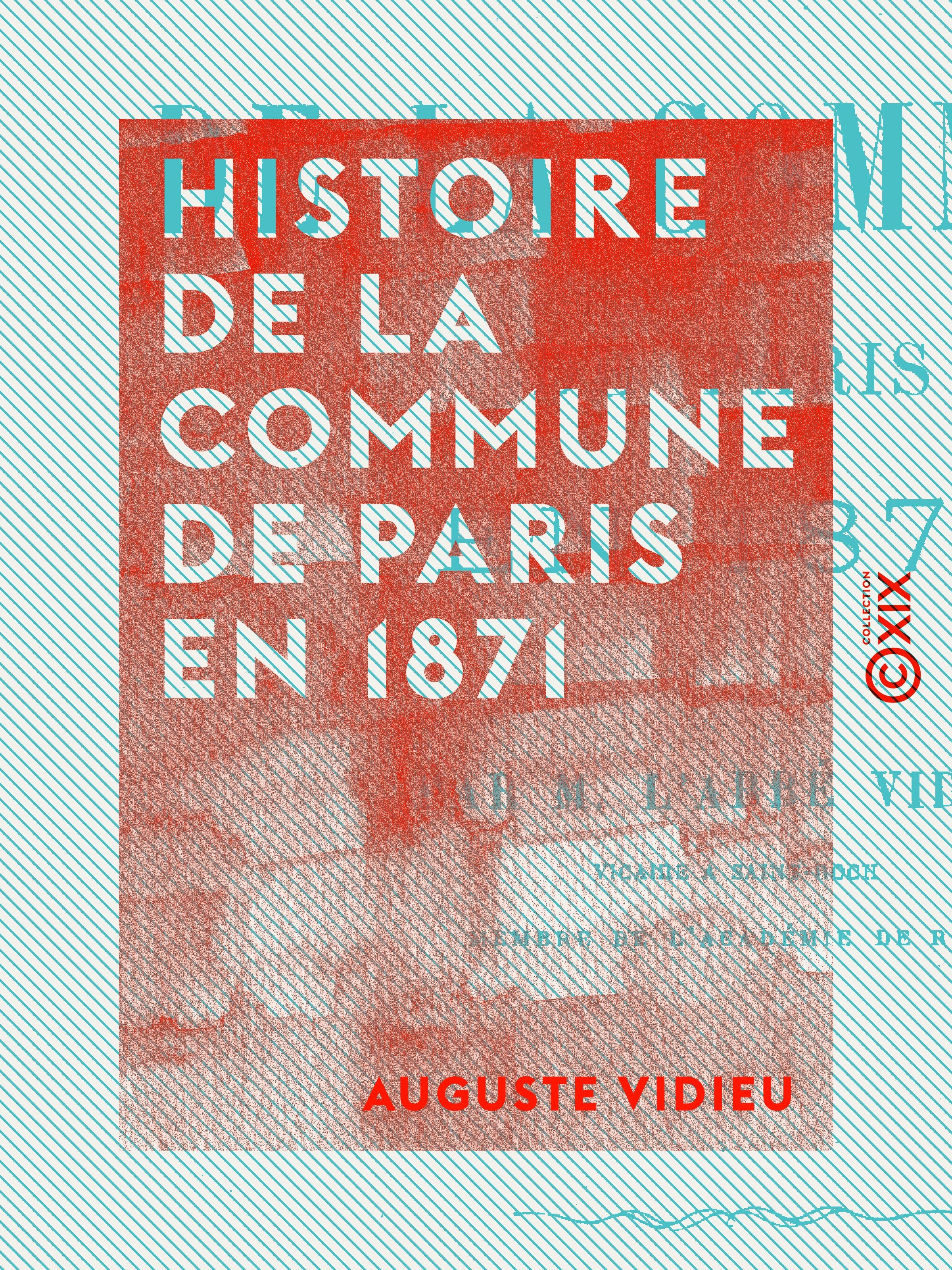 Couverture ebook de Histoire de la Commune de Paris en 1871, de Auguste Vidieu