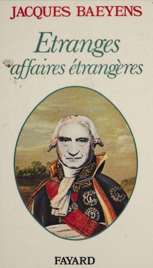 Couverture ebook de Étranges affaires étrangères, de Jacques Baeyens