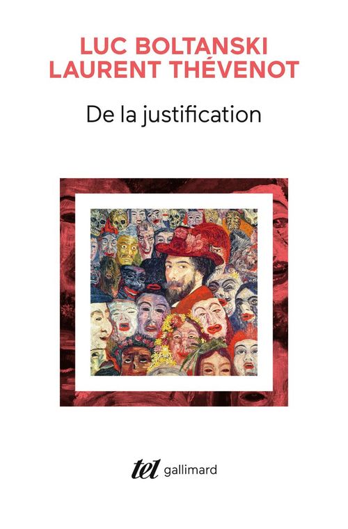 Couverture ebook de De la justification, de Luc Boltanski, Laurent Thévenot