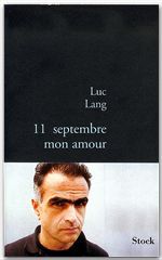 Couverture ebook de 11 septembre, mon amour, de Luc Lang