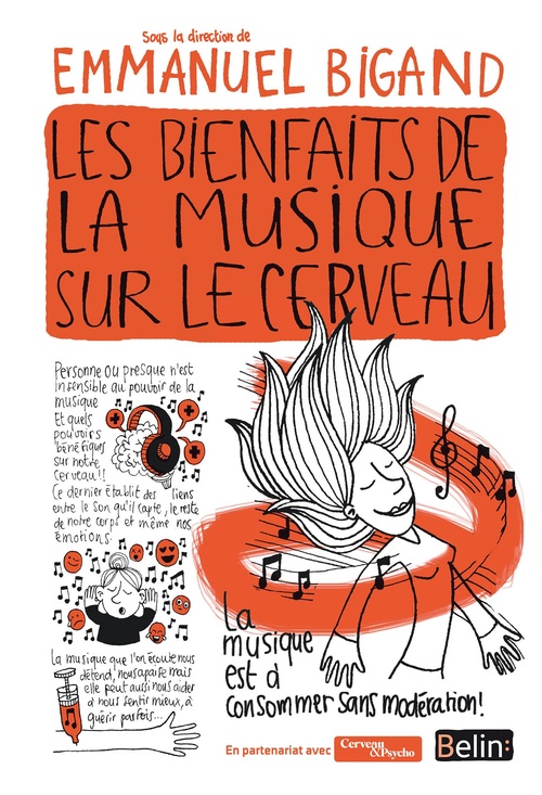 ebook cover of Les bienfaits de la musique sur le cerveau, by Emmanuel Bigand