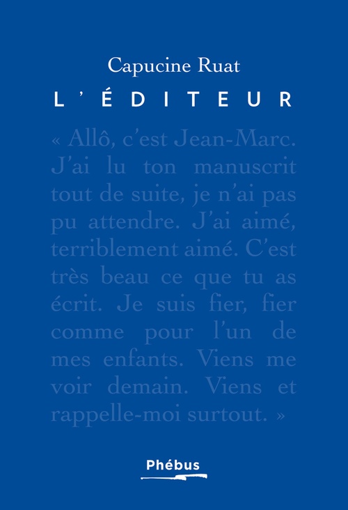 ebook cover of L'éditeur, by Capucine Ruat