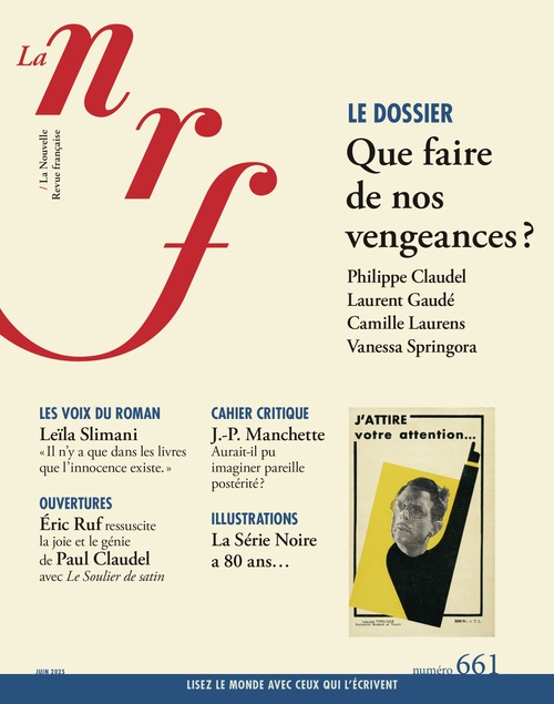 ebook cover of La Nouvelle Revue Française N° 661 (juin 2025), by Collectifs