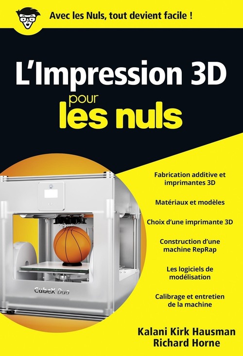 ebook cover of L'impression 3D Poche Pour les Nuls, by Hirk Hausman, Richard Horne