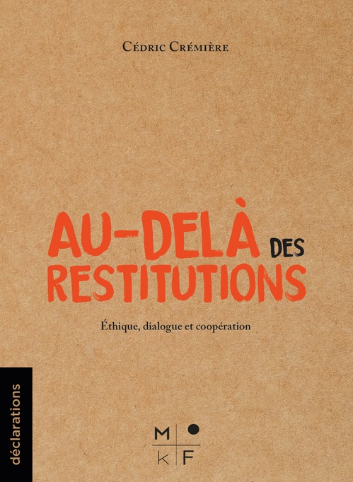 ebook cover of Au-delà des restitutions, by Cédric Crémière