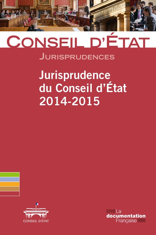 Couverture ebook de Jurisprudence du Conseil d'Etat 2014-2015, de Conseil d'État