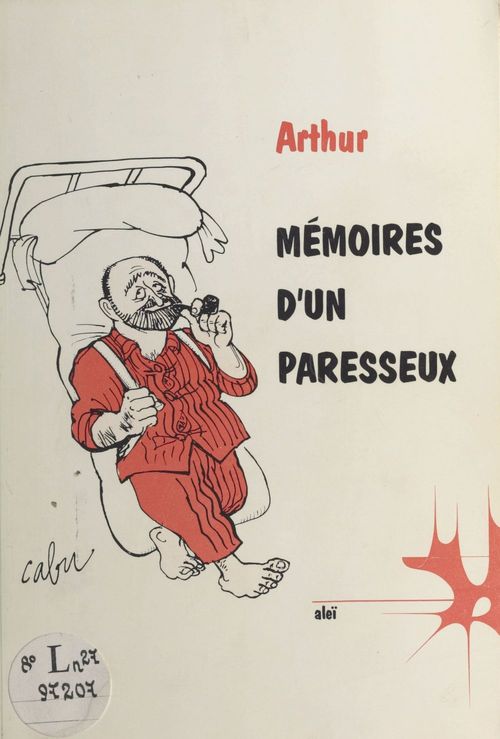 ebook cover of Mémoires d'un paresseux, by Arthur